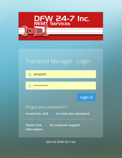 DFW Taxi Travel Schedular