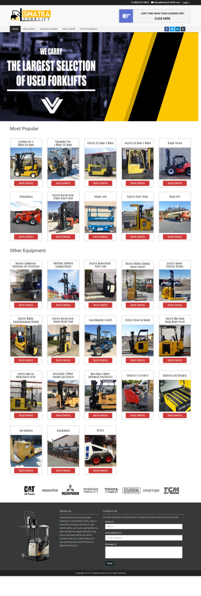 SinatraForkLift.com